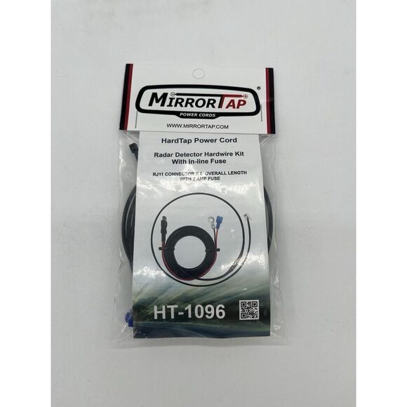 Radar Detector Hardwire Kit 8ft RJ11 Plug with 2 Amp Fuse Uniden R1 R3 R3 R7 R8 - Picture 1 of 2